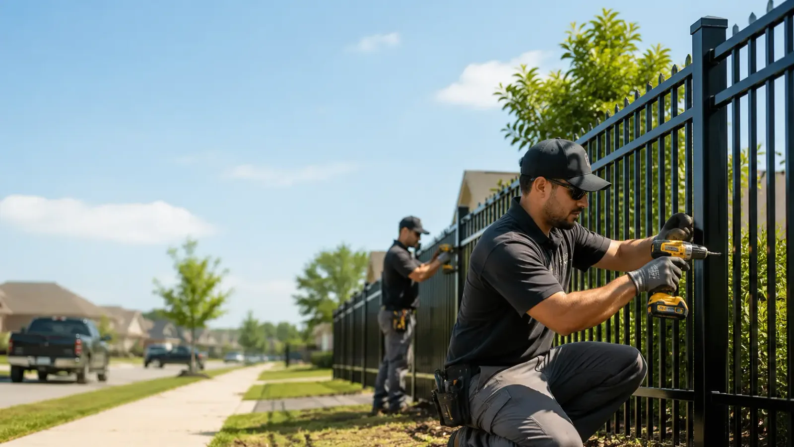Metal Fence Installation in Carman, IL